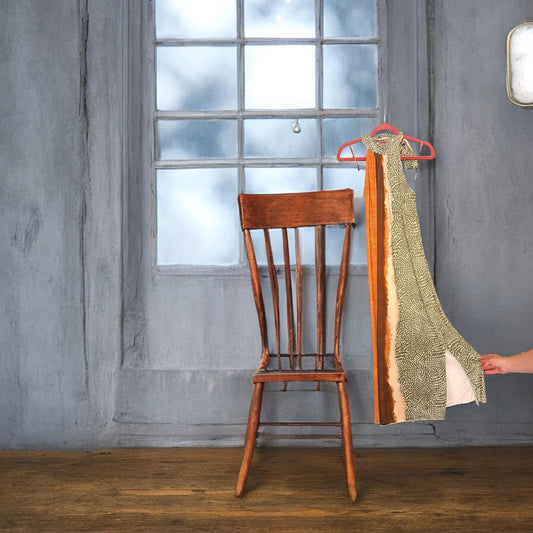 Φόρεμα maxi jersey με δέσιμο στο λαιμό