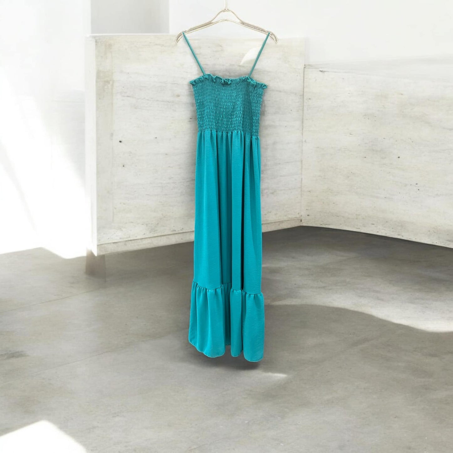 Φόρεμα maxi crepe detailed