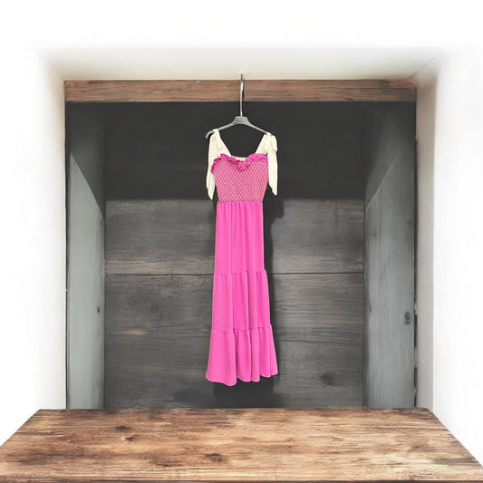 Φόρεμα maxi με εντυπωσιακό μπούστο