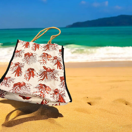 Shopper bag summer printed