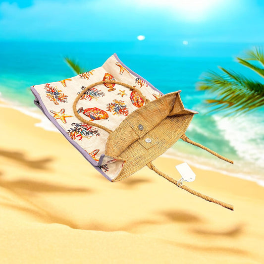 Shopper bag summer printed