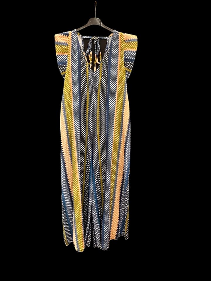 Ολόσωμη φόρμα multicolor με βολάν