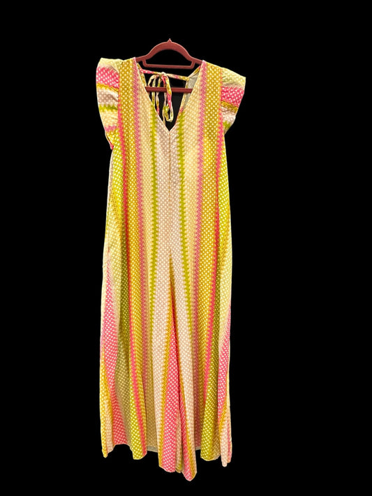 Ολόσωμη φόρμα multicolor με βολάν