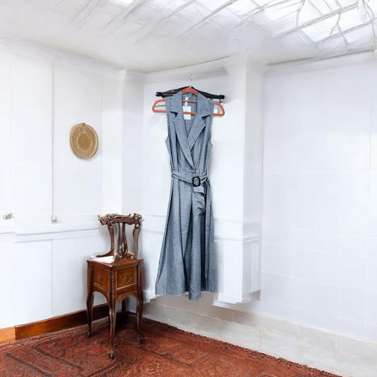 Φόρεμα safari croise με ζώνη