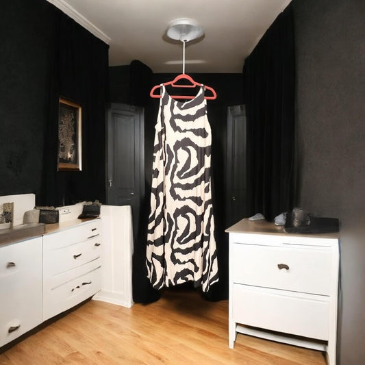 Φόρεμα maxi εμπριμέ detailed