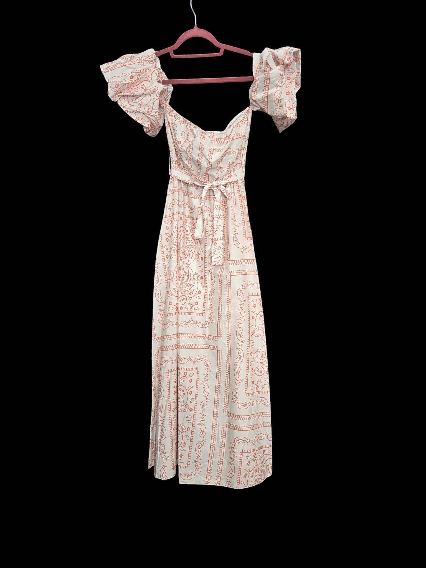 Φόρεμα μακρύ ποπλίνα printed detailed