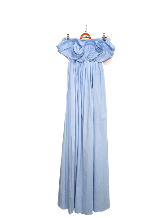 Φόρεμα maxi ποπλίνα detailed