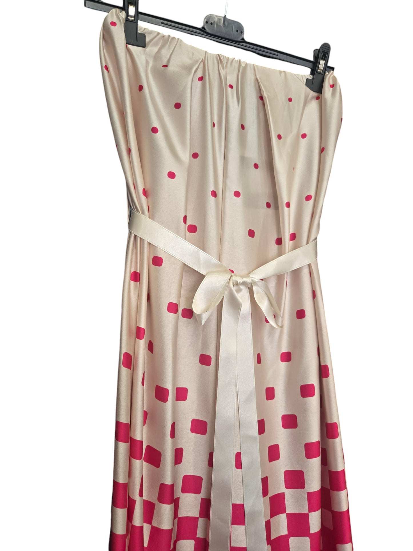 Ολόσωμη φόρμα satin strapless