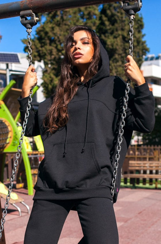 Φούτερ με κεντρική τσέπη