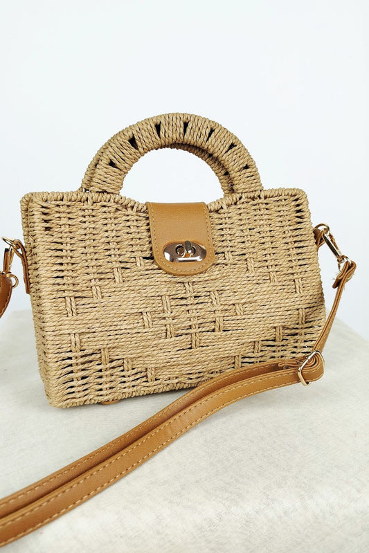 Τσαντάκι ώμου γιούτα