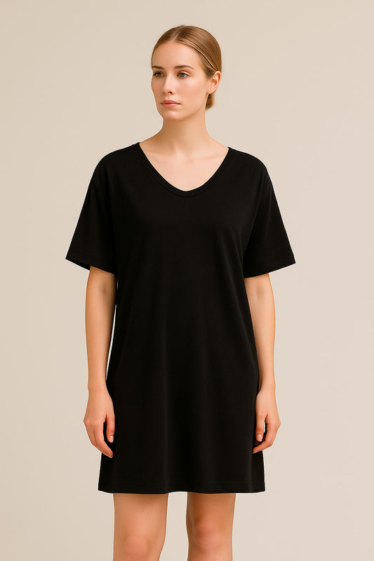 Φόρεμα midi viscose loose