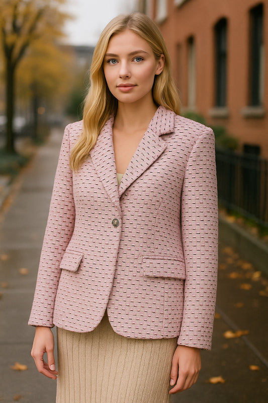 Blazer tweed σχεδιαστικό