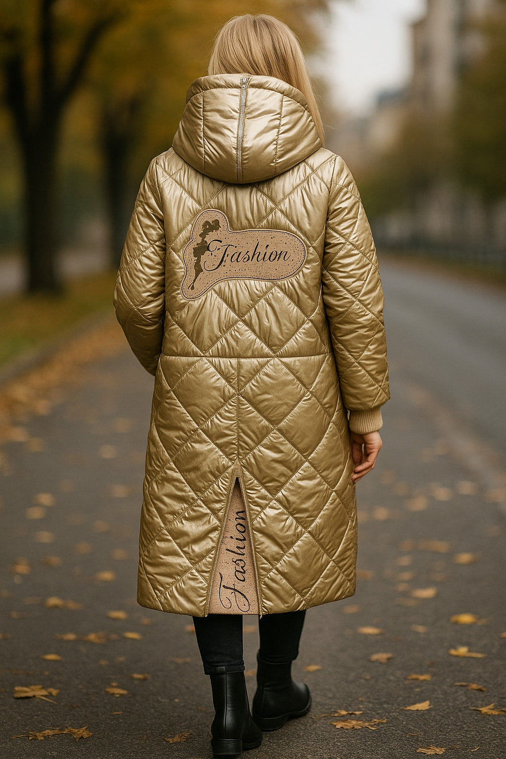 Puffer midi καπιτονέ