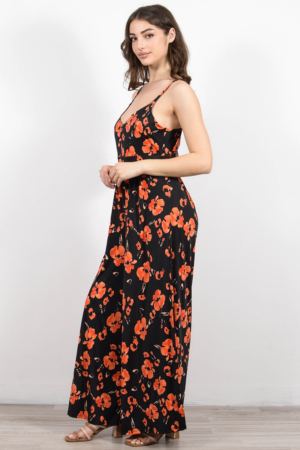 Ολόσωμη φόρμα floral εξώπλατη