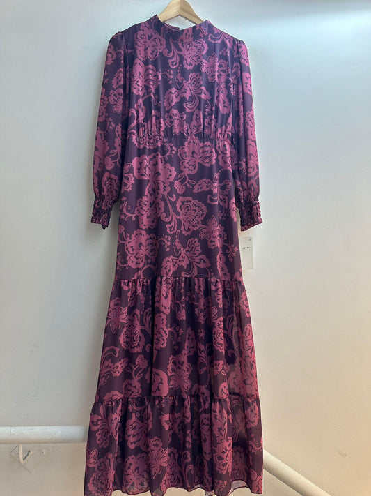 Φόρεμα maxi εμπριμέ detailed