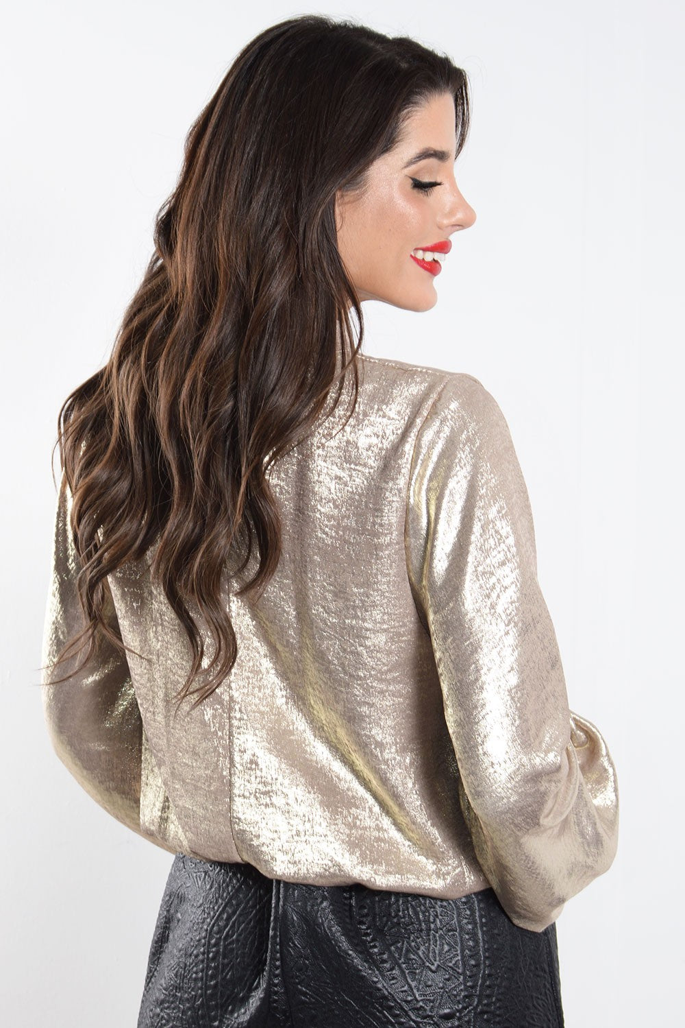 Μπλούζα μεταλλιζέ
