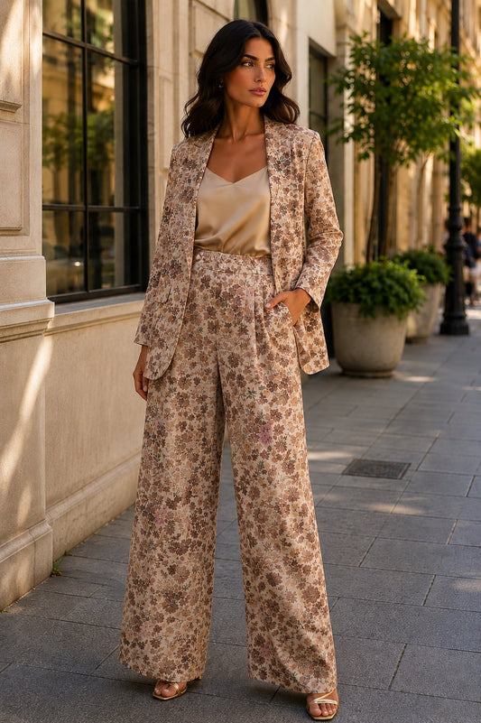 Σετ floral blazer - Παντελόνι