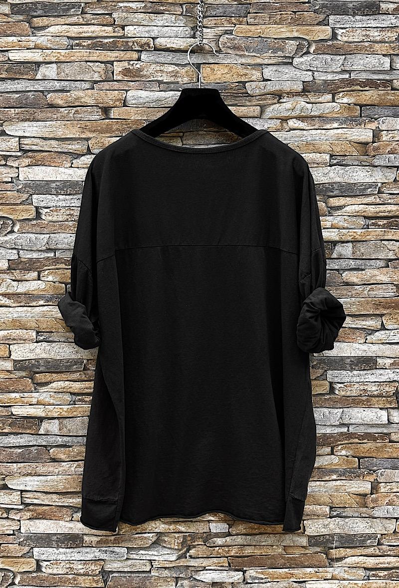 Μπλούζα loose βαμβακολινή detailed