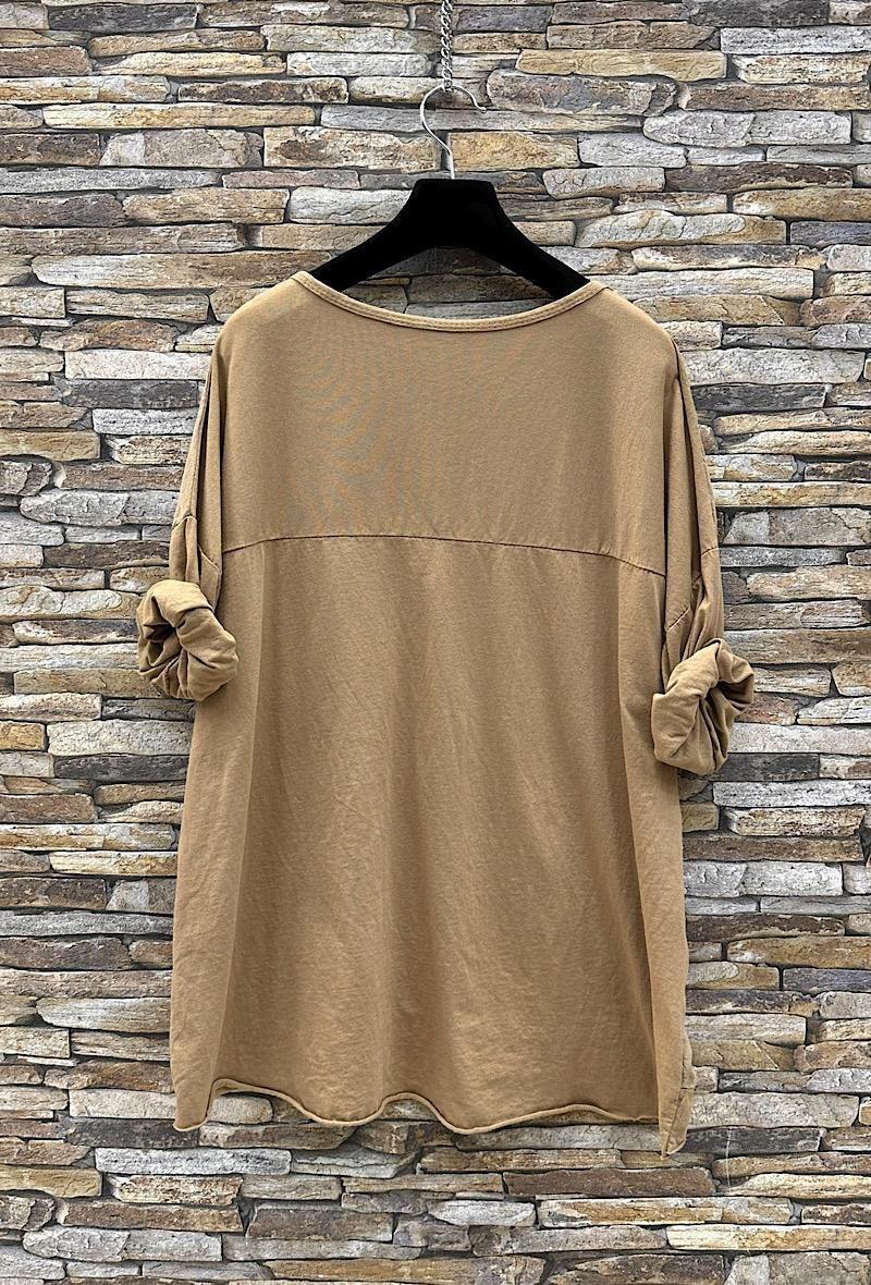 Μπλούζα loose βαμβακολινή detailed