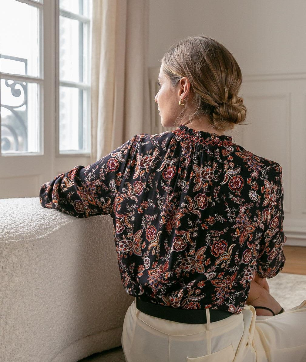 Μπλούζα romantic floral