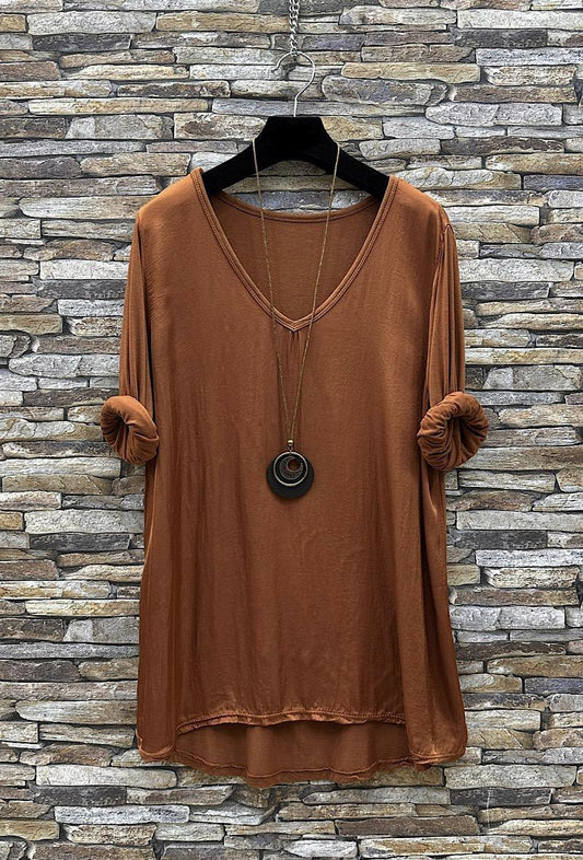 Μπλούζα loose viscose