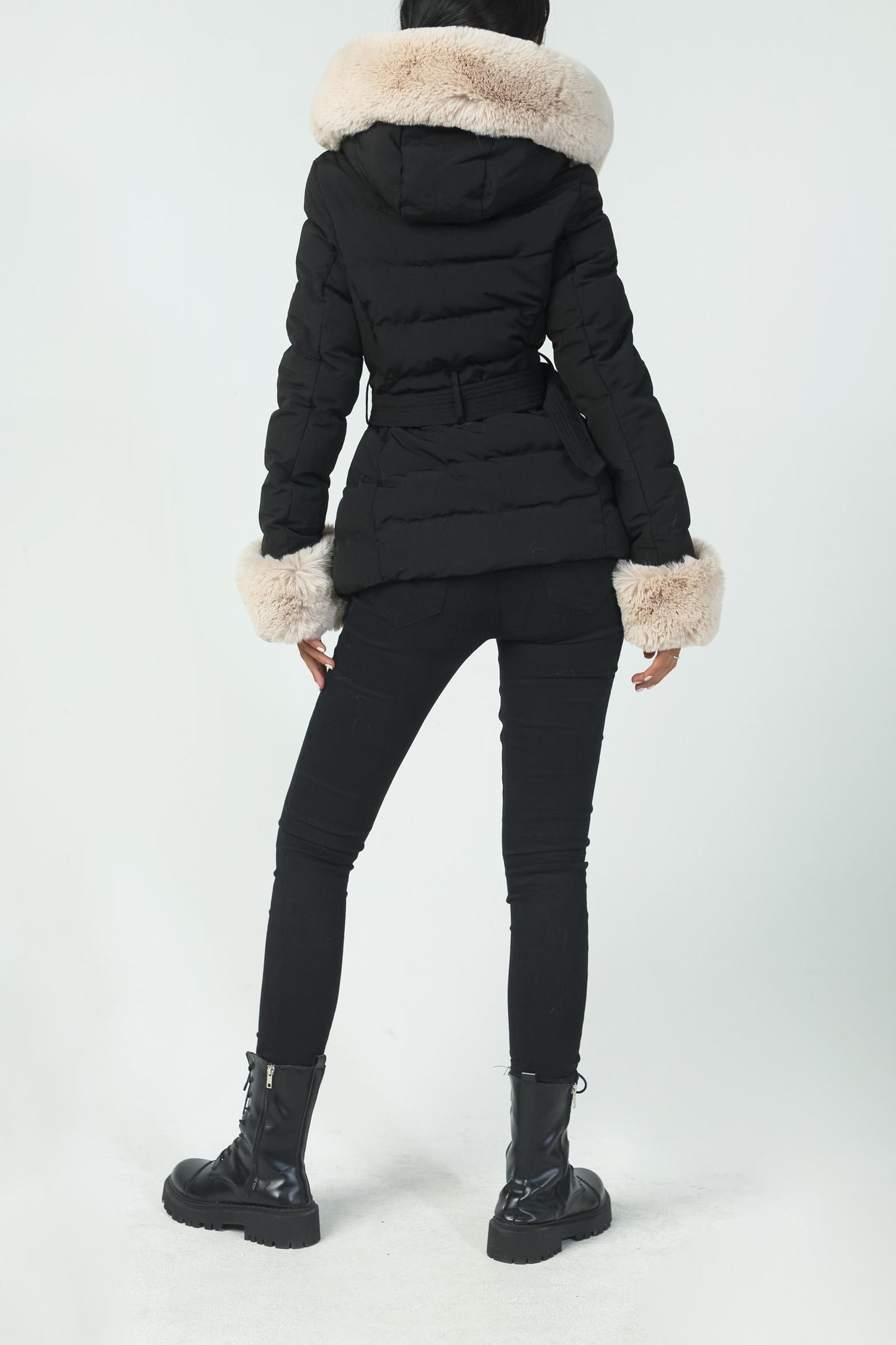 Jacket/Μπουφάν με οικολογική γούνα