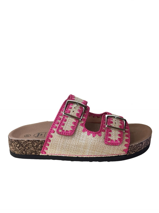 Flatform sandals detailed