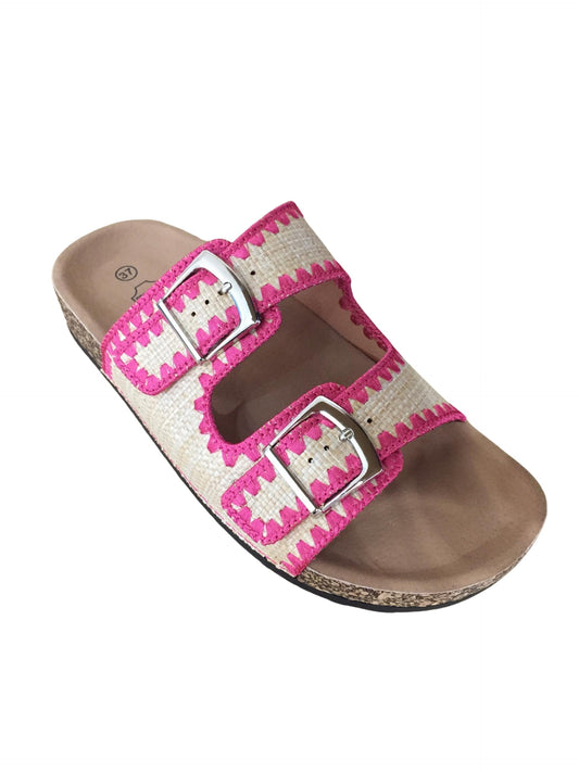 Flatform sandals detailed