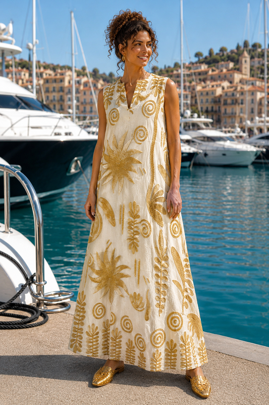 Καφτανοφόρεμα maxi viscose printed