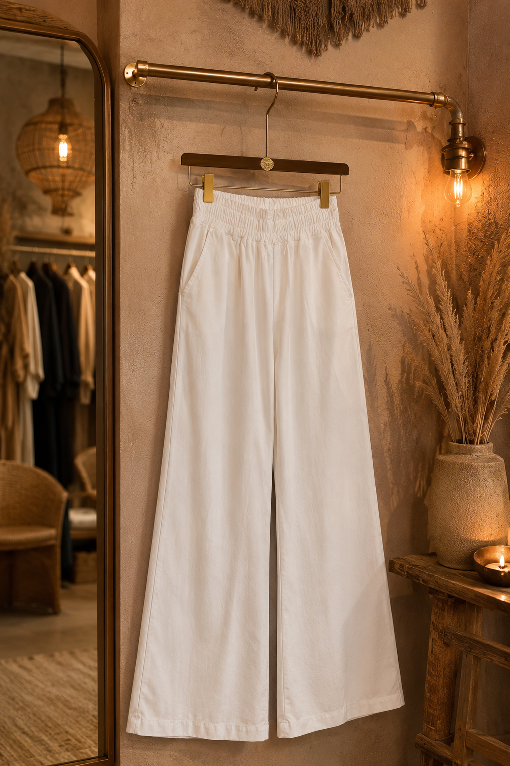 Παντελόνα maxi rayon Α γραμμή