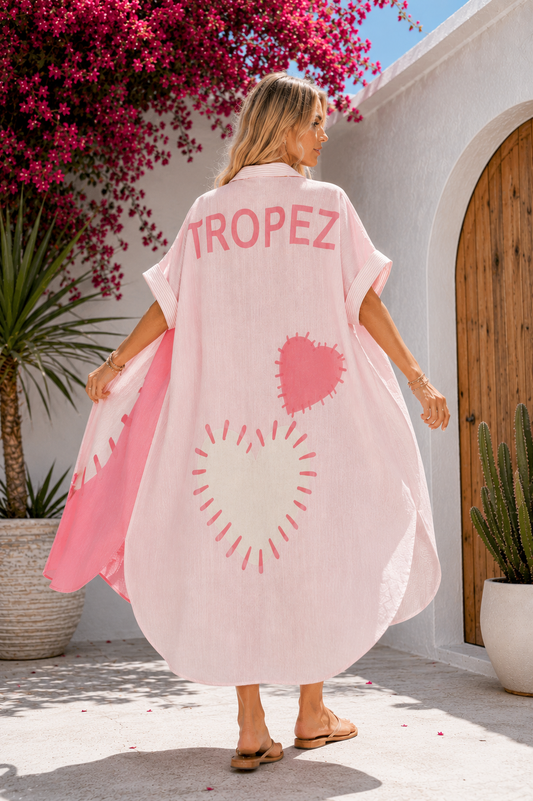 Σεμιζιέτα midi pop art oversized