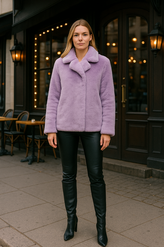 Blazer από οικολογική γούνα