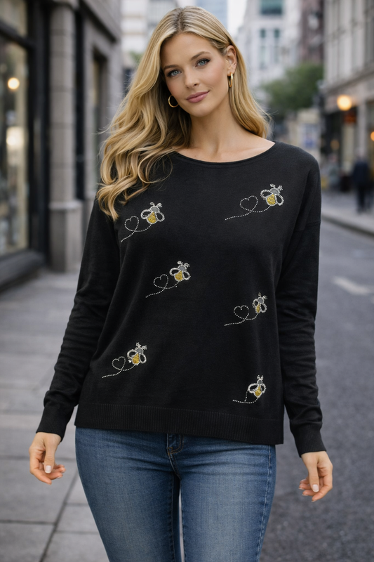 Μπλούζα πλεκτή λεπτή oversized