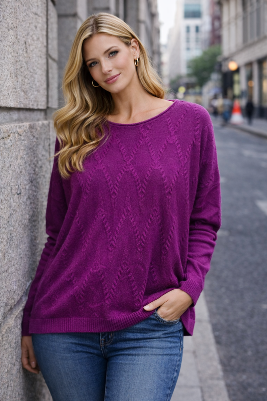 Μπλούζα πλεκτή oversized