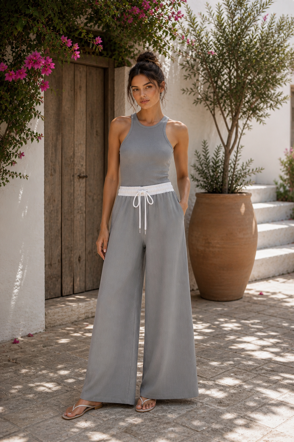 Παντελόνα loose detailed