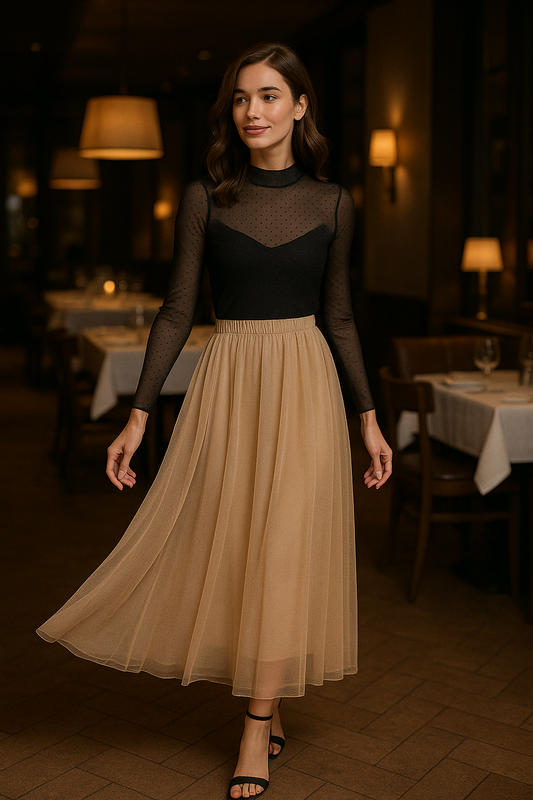 Φούστα midi/maxi tutu one color