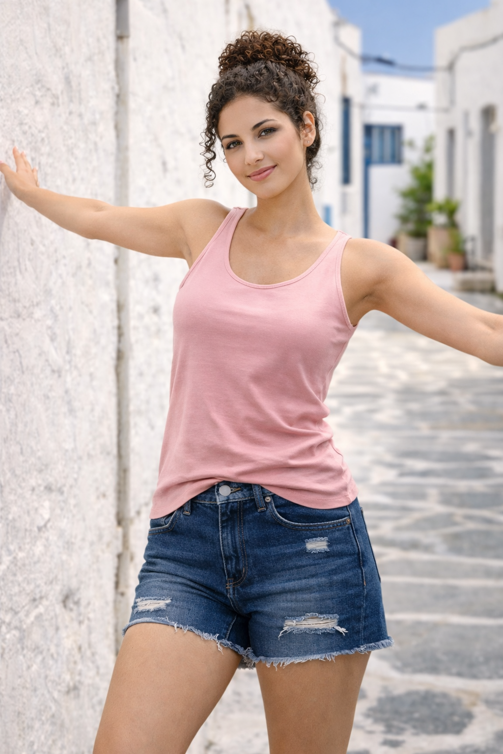 Top cotton casual ραντάτο