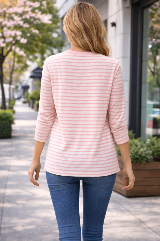 Μπλούζα βαμβακερή ριγέ