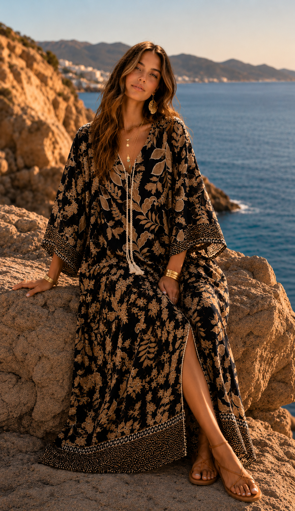Φόρεμα/Καφτάνι Rayon maxi printed