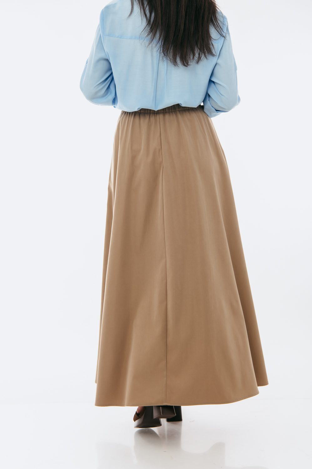 Φούστα maxi πλισέ