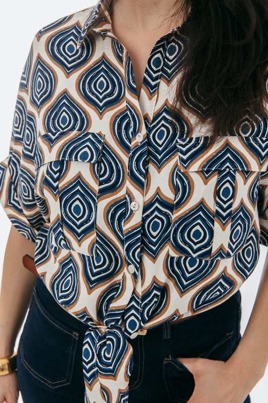 Πουκάμισο με print