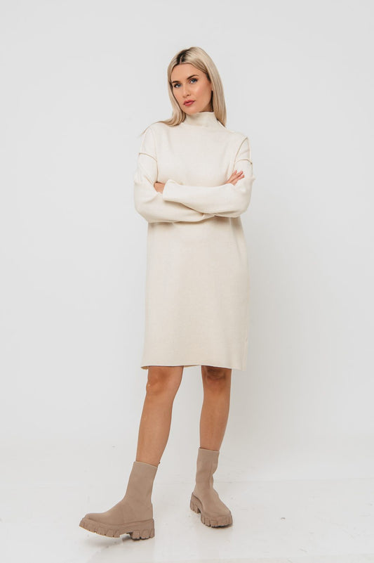 Φόρεμα midi/mini πλεκτό detailed