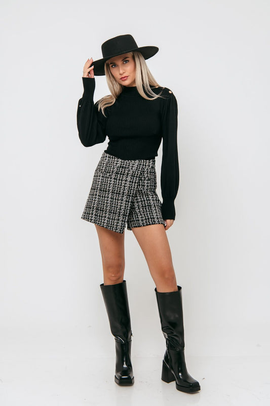 Skort tweed