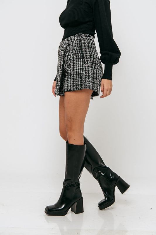 Skort tweed