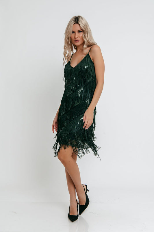 Φόρεμα mini cocktail charleston style