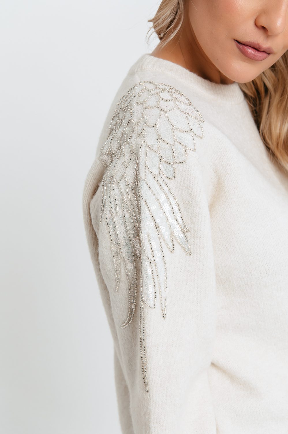 Μπλούζα πλεκτή elegant detailed