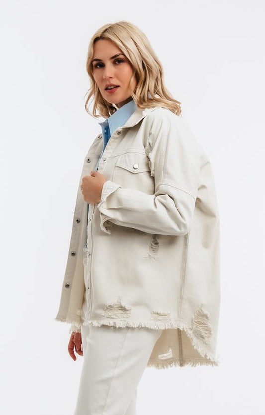 Jacket denim oversized