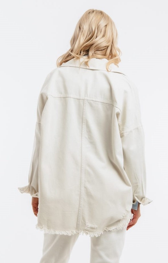 Jacket denim oversized