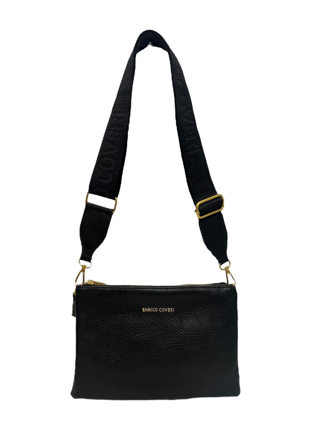 Shoulder bag δερματίνης με ιμάντα