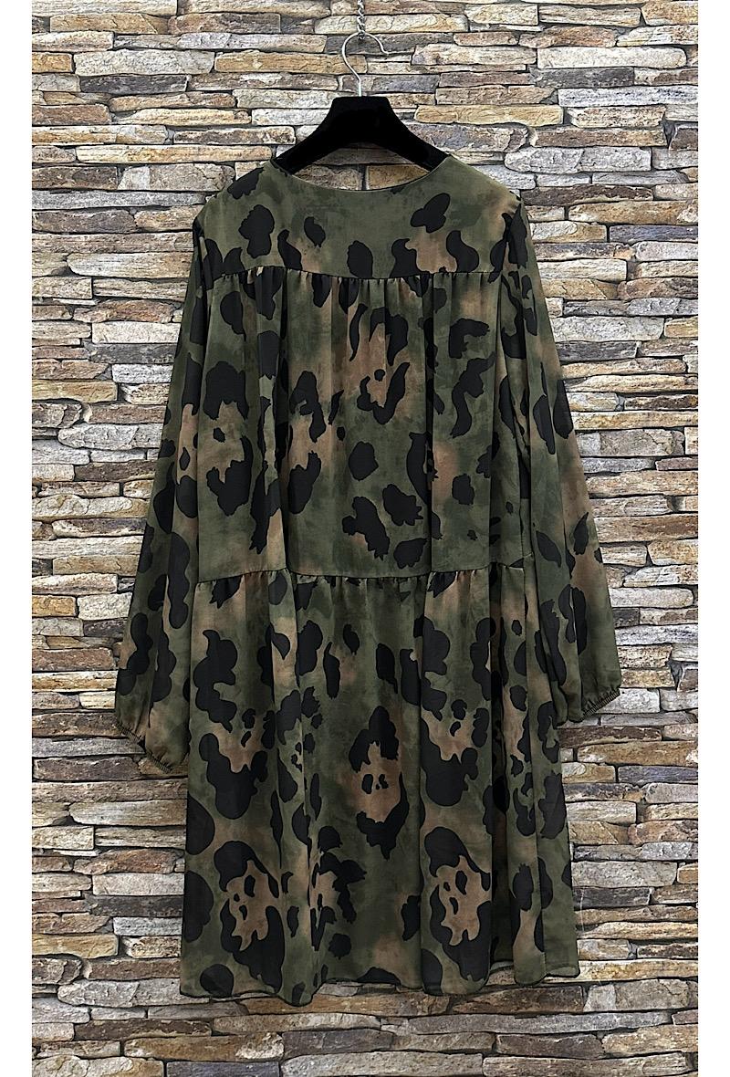 Φόρεμα mini/midi elegant animal printed
